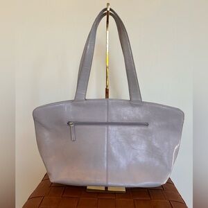 Vintage Wilsons Leather Blue Gray Shoulder Handbag